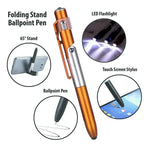 4-in-1 Ballpoint Pen with LED Light, Stylus & Phone Stand Multifunction Ballpoint Pen Richie's