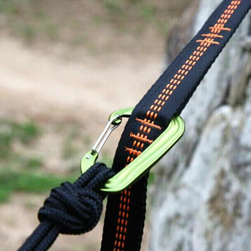 2PCS Hammock Tree Straps 600 lbs – Polyester 5-Ring Straps Hammock Straps Richie's