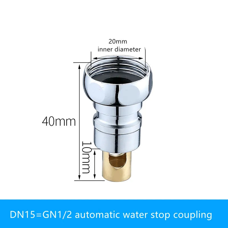 Brass Automatic Stopcock Washing Machine Faucet Wall Mounted Brass Stopcock Valve Richie's DN15