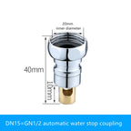 Brass Automatic Stopcock Washing Machine Faucet Wall Mounted Brass Stopcock Valve Richie's DN15