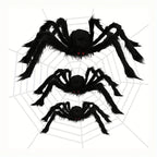 Extra Large Halloween Plush Black Spider Party Decor Prop Halloween Decoration Richie's