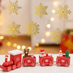 Golden Snowflake Christmas Sealing Stickers – Gift Wrap Roll Decorative Sealing Stickers Richie's