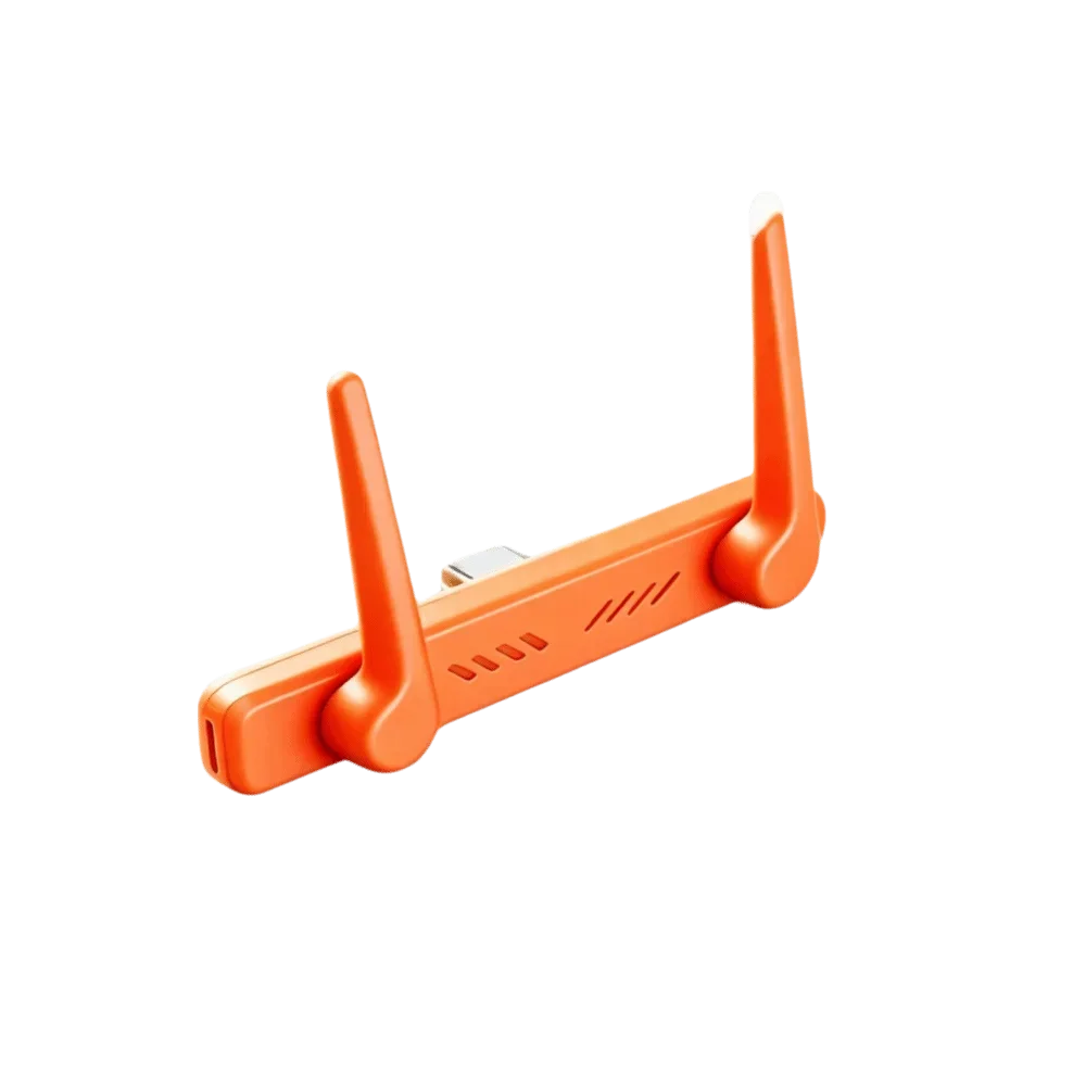 360° Rotating Phone Stand with 100W Type-C Fast Charging Cable Phone Charging Stand Richie's Orange