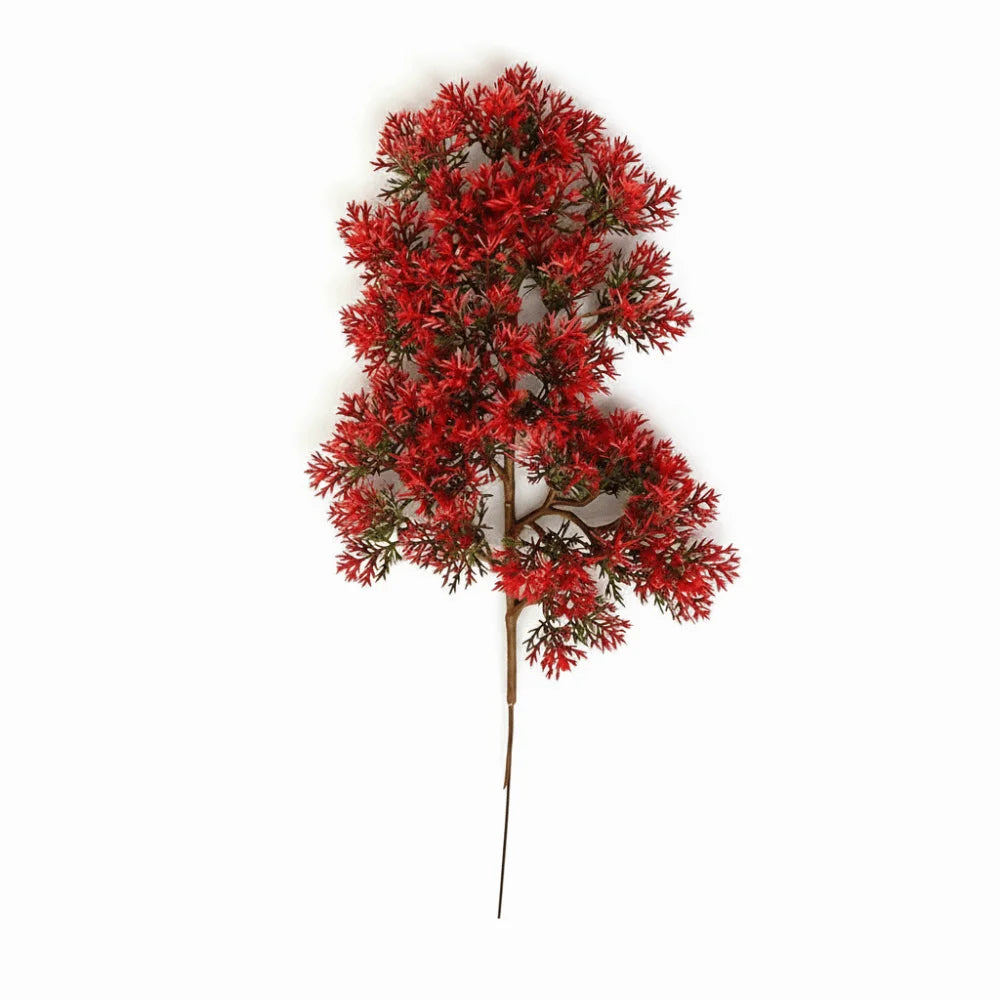 Artificial Pine Branch Handmade Realistic Green Home Decor Artificial Plant Branch Richie's Style-2