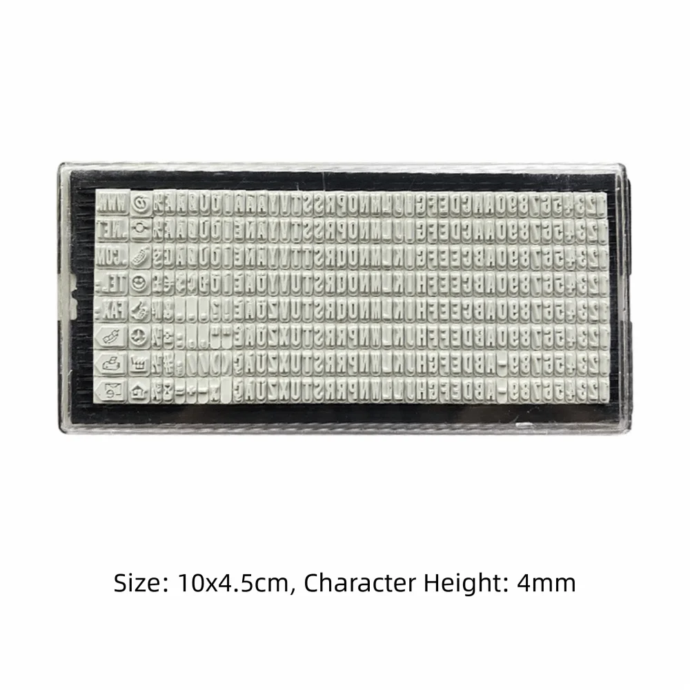 DIY Self-Inking Stamp Kit – Adjustable Multi-Size Monogram Set Self-Inking Stamp Kit Richie's Plate-1