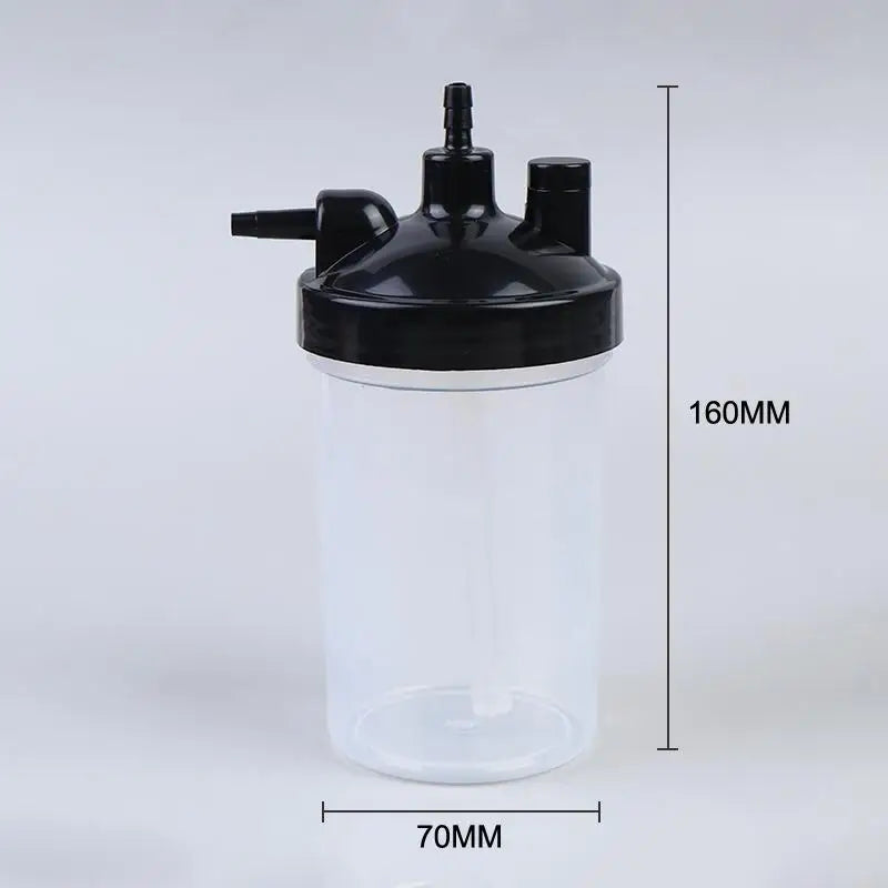 Plastic Oxygen Bubbler Humidifier Bottle for O2 Regulator Oxygen Bubbler Bottle Richie's 03
