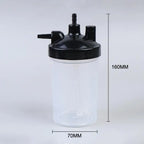 Plastic Oxygen Bubbler Humidifier Bottle for O2 Regulator Oxygen Bubbler Bottle Richie's 03
