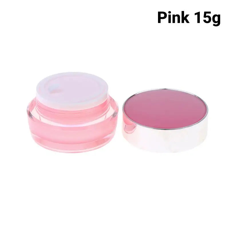 Empty Acrylic Cosmetic Cream Jars 5g–30g | Travel Containers Cosmetic Cream Jar Richie's 15g Pink