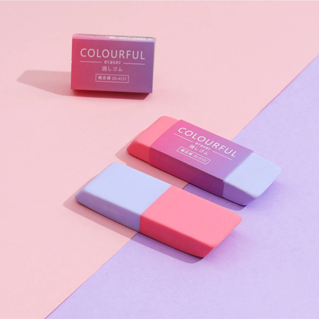 Pastel Dual-Color Pencil Eraser – Soft Rubber for Artists Pencil Eraser Richie's