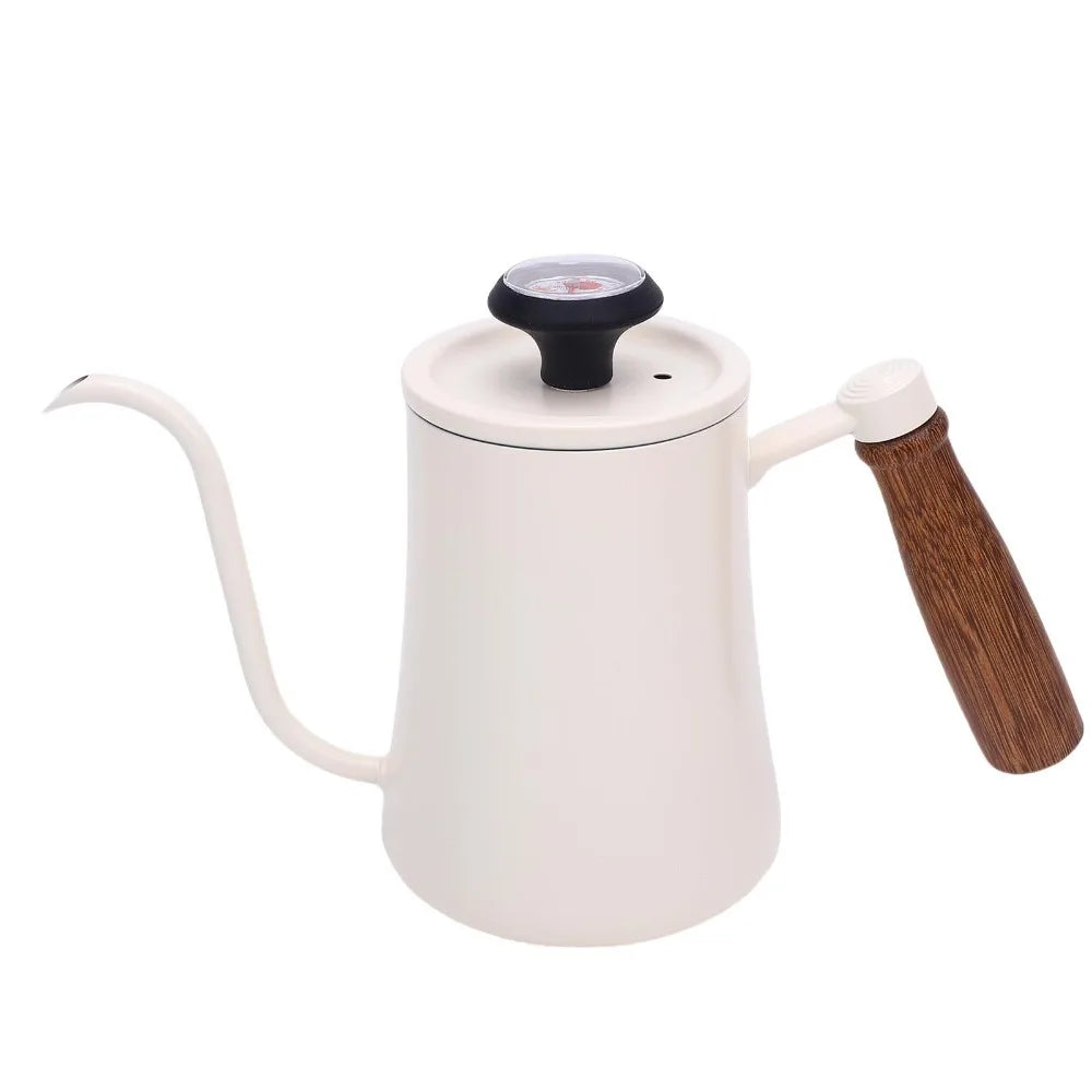 550ml Pour Over Coffee Kettle – Stainless Steel & Wood Handle Pour Over Kettle Richie's 01