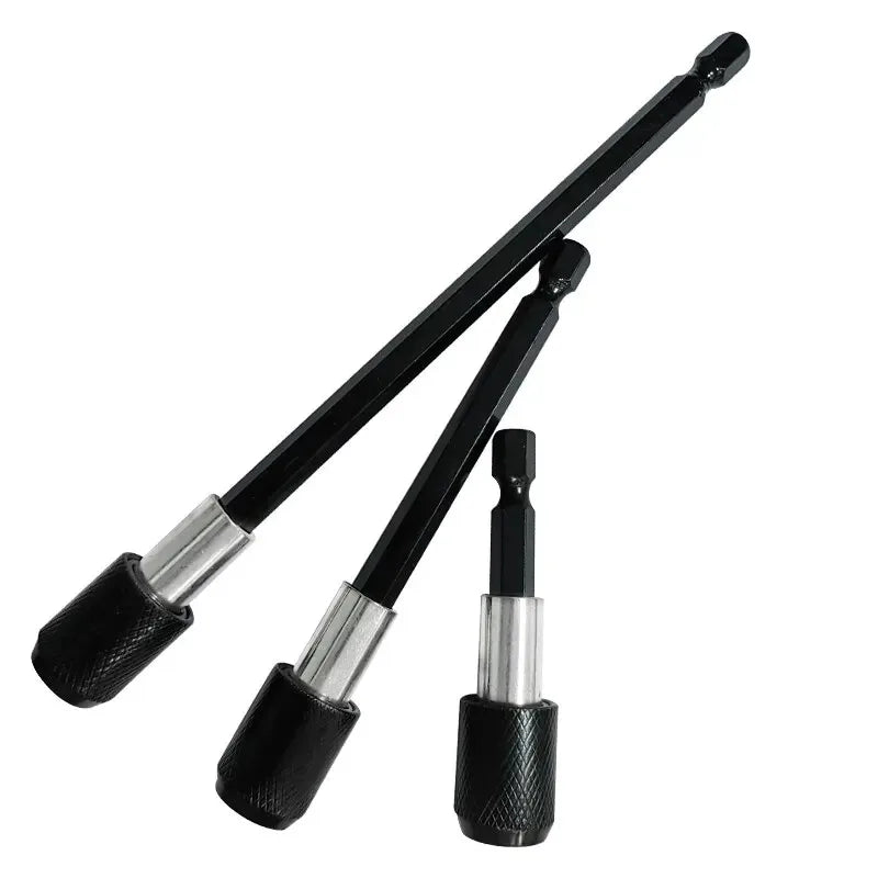 3PC Hex Quick Release Screwdriver Extension Rod Set | CR-V Steel Drill Extension Rod Richie's
