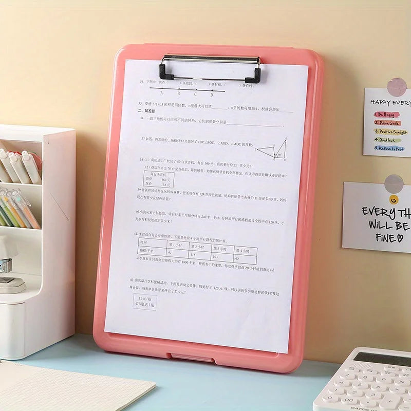 A4 Plastic Folder Organizer & Writing Pad for Documents Folder Organizer Richie's 1pc 3