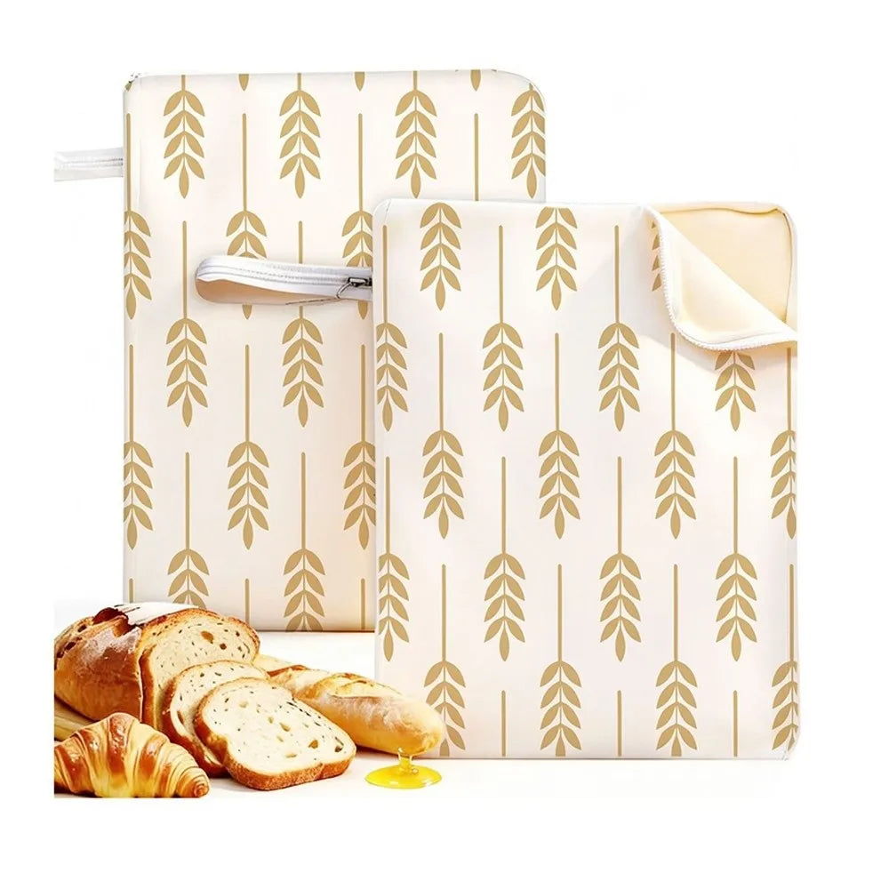 Reusable Beeswax Bread Bag – Organic Linen Sourdough Storage Bread Storage Bag Richie's 2