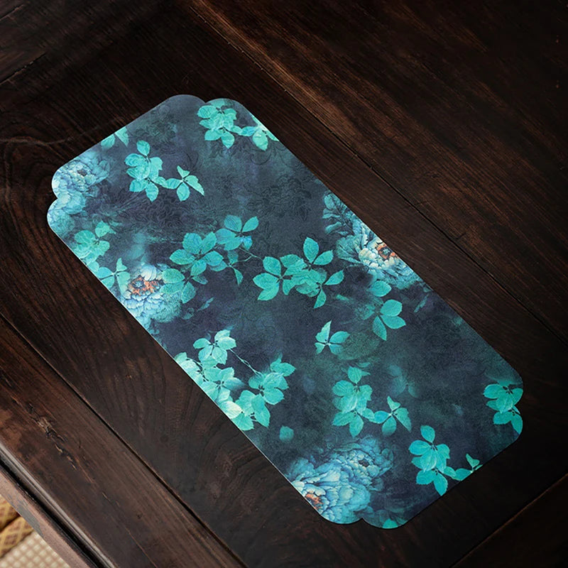 Zen Tea Table Mat Double-Sided Waterproof Non-Slip Runner Tea Table Runner Richie's A2