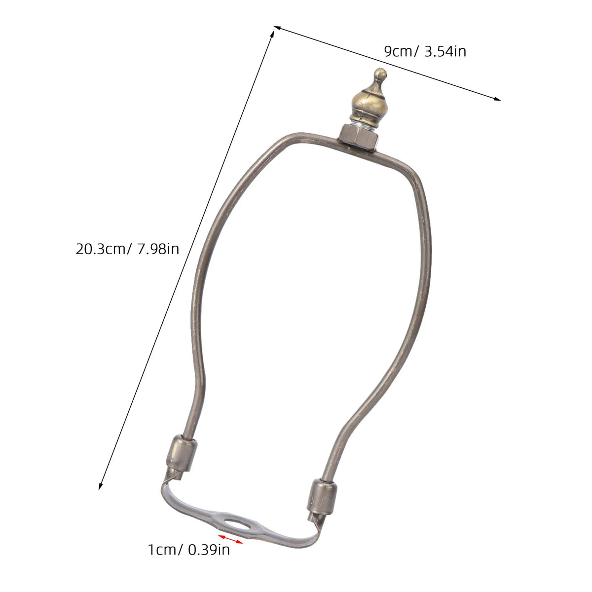 Iron Horn Lampshade Bracket Harp Saddle Base Frame 10mm Lampshade Bracket Richie's