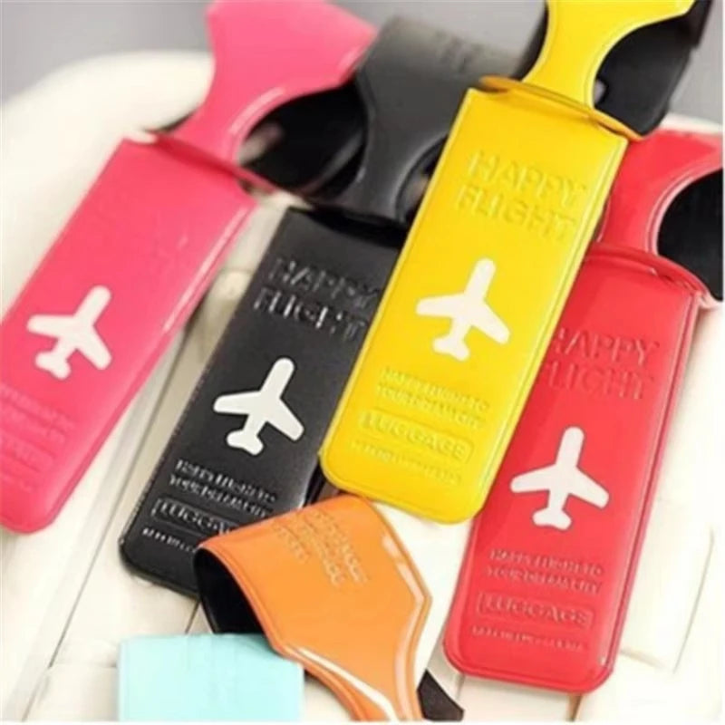 PVC Luggage Tag Holder – Suitcase ID Baggage Label Cover Luggage Tag Holder Richie's
