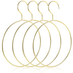 4Pcs Metal Round Ring Scarf Hanger Closet Organizer for Ties & Belts Scarf Hanger Organizer Richie's