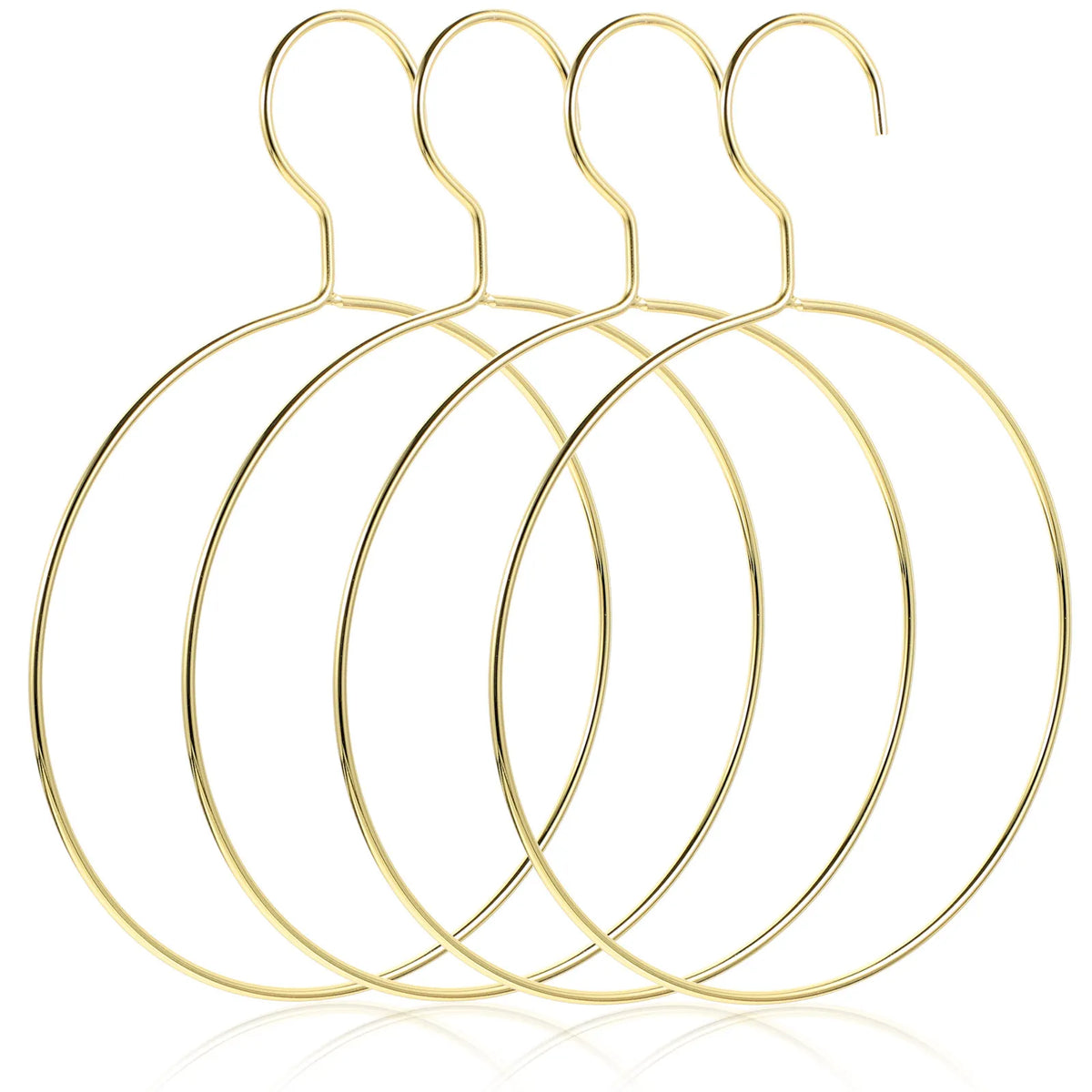 4Pcs Metal Round Ring Scarf Hanger Closet Organizer for Ties & Belts Scarf Hanger Organizer Richie's