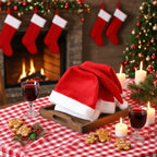 Red Santa Hats 10/20 Pack – Adult Christmas Party Set Christmas Santa Hat Set Richie's
