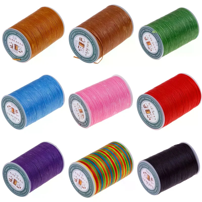 0.8mm Waxed Polyester Thread 90m – High-Strength DIY Sewing Cord Waxed Craft Thread Richie's