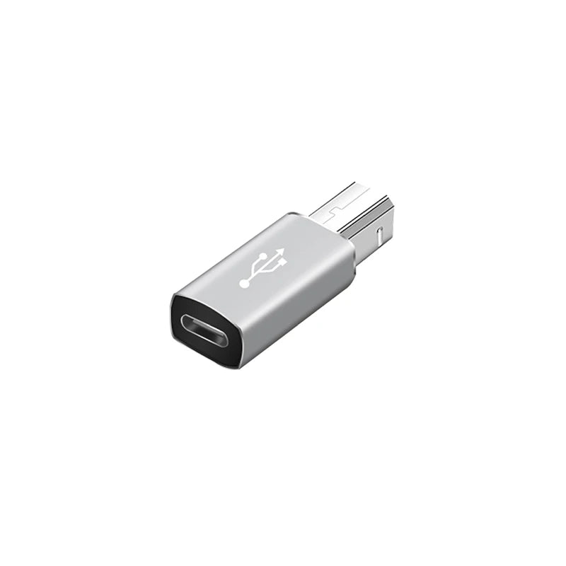 USB C to USB B 2.0 Adapter – MIDI, Printer & Scanner USB Adapter Richie's Silver