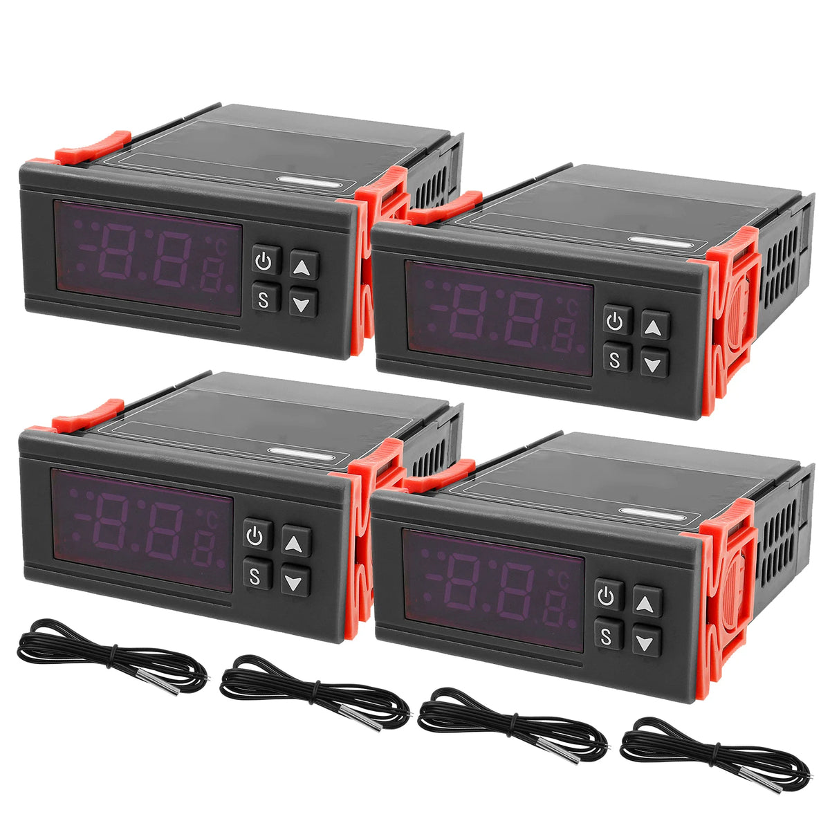 4-Pack Digital Temperature Controller Thermostat for Incubator Temperature Controller Richie's 4 sets