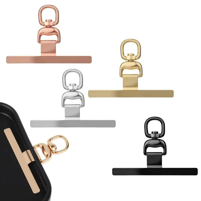 Universal Stainless Steel Phone Tether Tab & Lanyard Cord Attachment Phone Lanyard Tab Richie's Mixed 4PCS