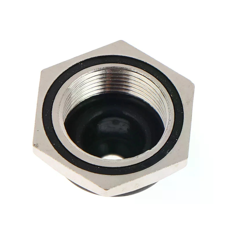 5Pcs M12 Toggle Switch Waterproof Cap Hex Metal Edge Switch Waterproof Cap Richie's