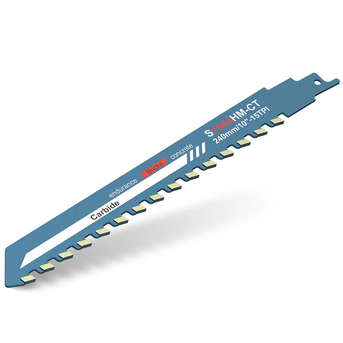 10" Tungsten Carbide Reciprocating Saw Blade – Masonry & Concrete Reciprocating Saw Blade Richie's 1pc