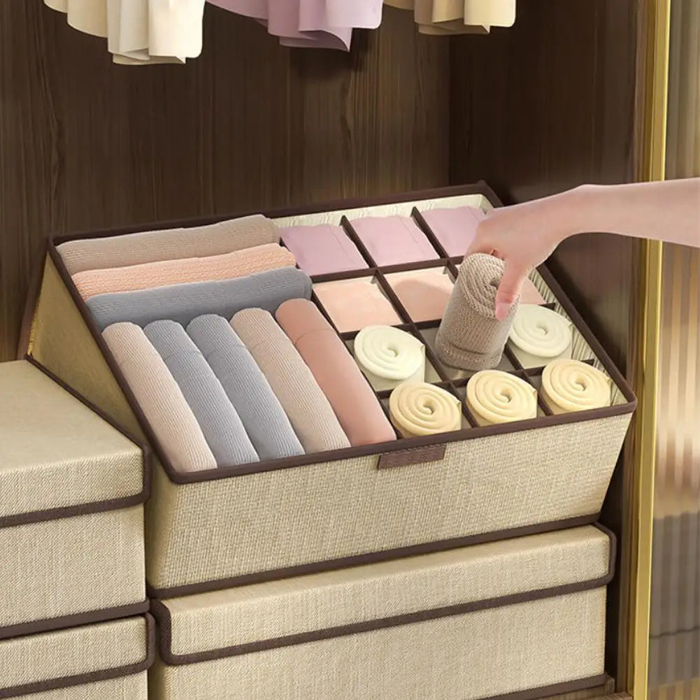 Foldable Underwear & Socks Drawer Organizer Storage Box Drawer Storage Organizer Richie's