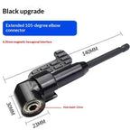 1/4" Hex Magnetic Screwdriver Bit Set & Right Angle Adapter Kit Screwdriver Bit Kit Richie's Black 2