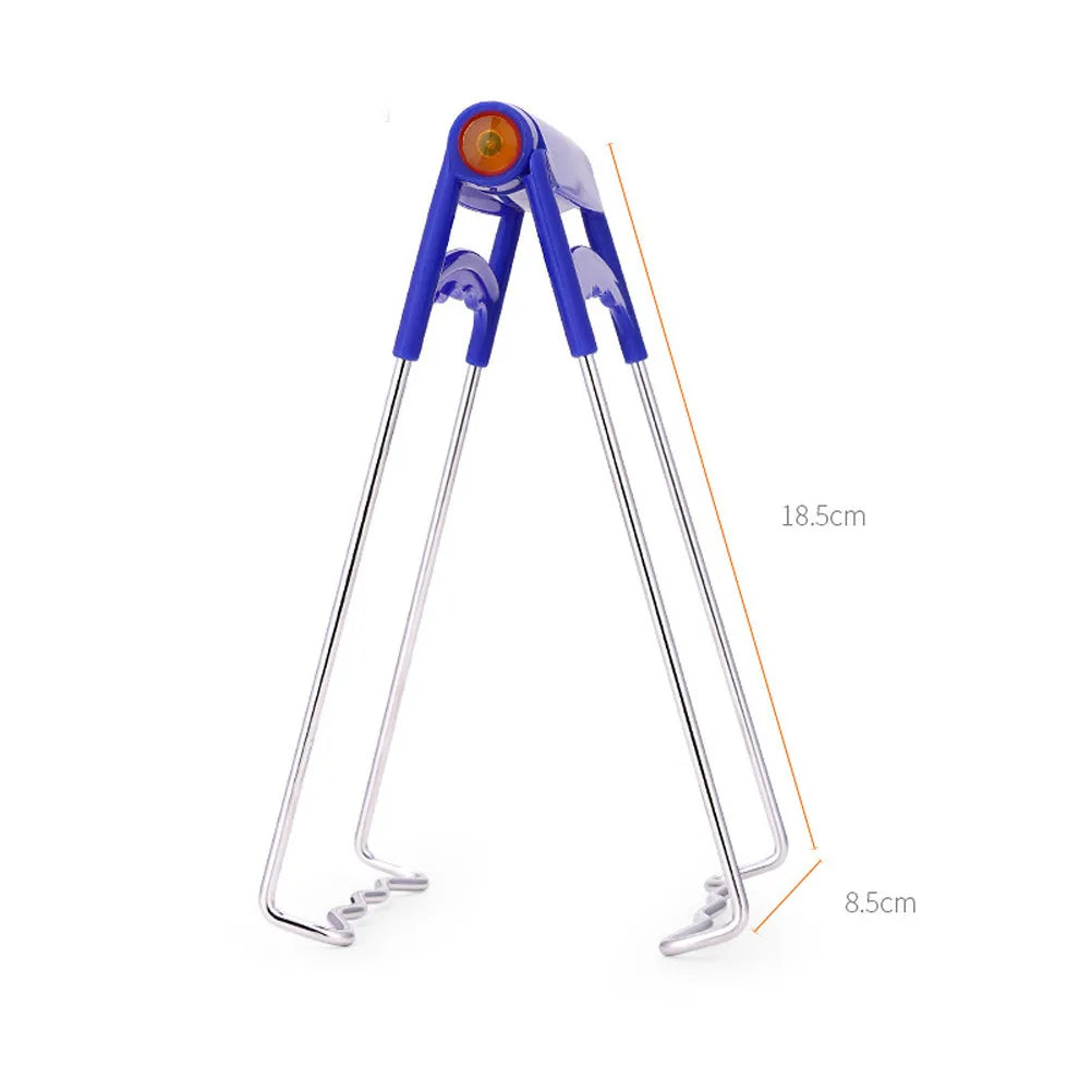 2-Pack Stainless Steel Plate Tongs Non-Slip Bowl Clip for Hot Dishes Kitchen Plate Tongs Richie's