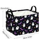 Halloween Storage Basket Foldable Bat Bin – Large Capacity Storage Basket Richie's
