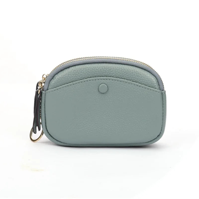 Women's Genuine Leather Wallet – Coin Purse & Card Holder Leather Women's Wallet Richie's Light Blue