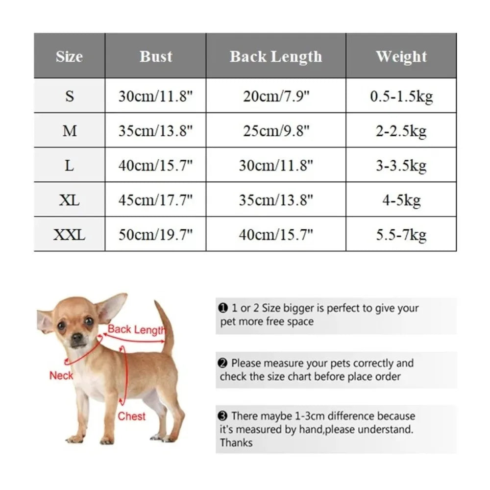 Winter Fleece Dog Sweater Coat for Small Dogs & Puppies Dog Sweater Coat Richie's