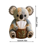 Animal Quilted Tissue Box Cover DIY Kit – Beginner Craft Set DIY Craft Kit Richie's 01