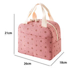 Floral Insulated Lunch Bag – Waterproof Thermal Cooler Tote Insulated Lunch Bag Richie's