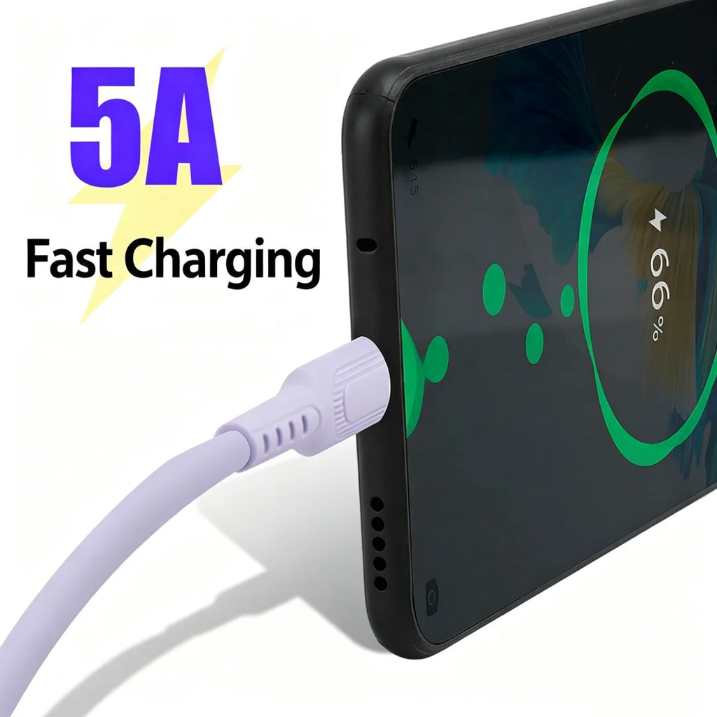 5A USB-A to USB-C Fast Charging Cable 1.5m – 4 Colors USB Charging Cable Richie's