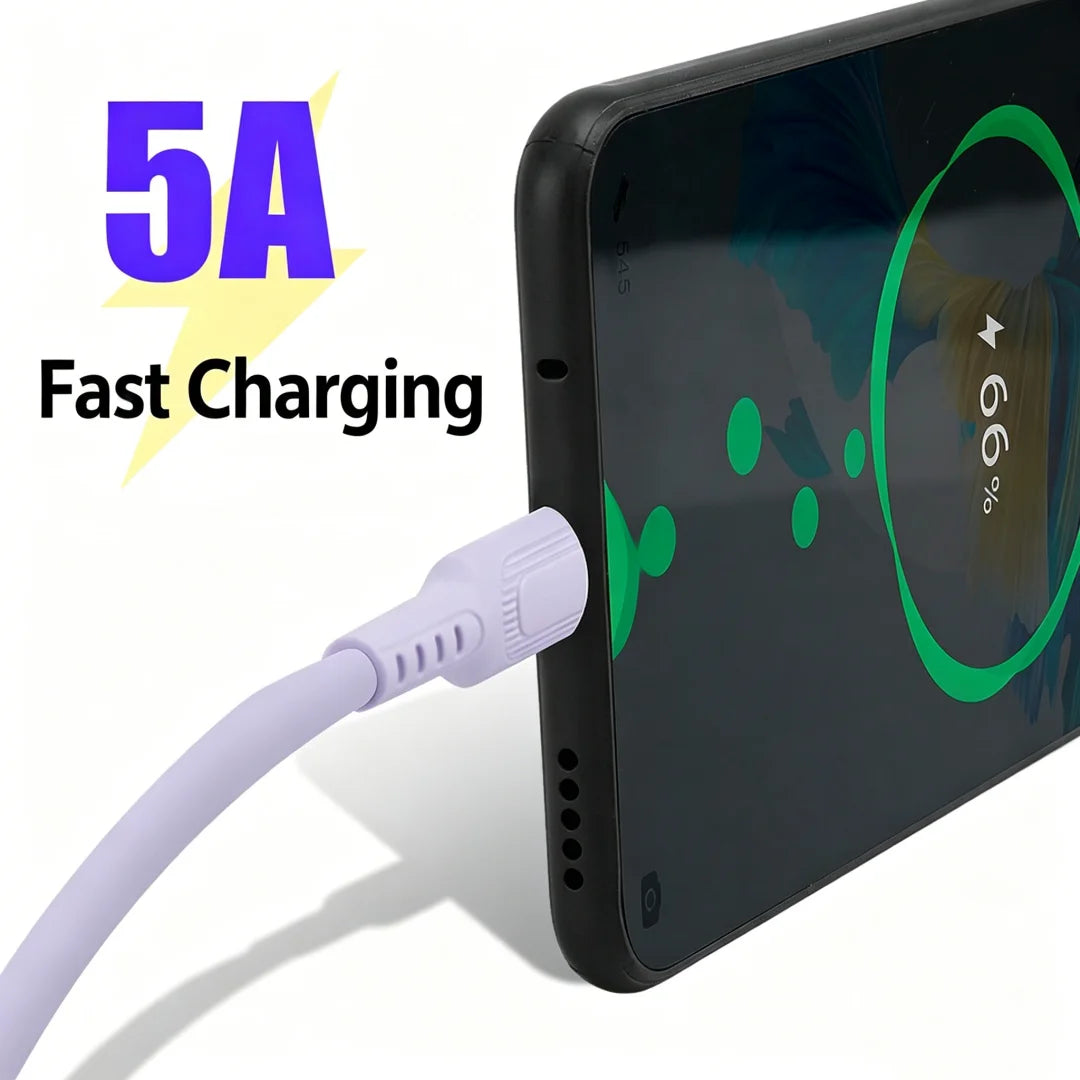 5A USB-A to USB-C Fast Charging Cable 1.5m – 4 Colors USB Charging Cable Richie's