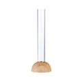 Hydroponic Test Tube Vase with Bamboo Base | Clear Tabletop Decor Hydroponic Flower Vase Richie's 1Set