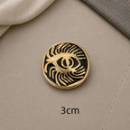 Eye-Shaped Shank Button – Creative Alloy Sweater Accessory