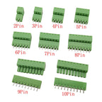15EDG 3.81mm PCB Screw Terminal Block 5 Pair 2–12 Pin Connector PCB Terminal Block Richie's