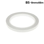 Self-Adhesive Grid Marking Tape 5/8mm 66M – PET Positioning Tape Marking Tape Richie's 8mm White