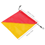 Reflective Safety Flag 18x18" Mesh – Trailer, Truck & Bike Haul Reflective Safety Flag Richie's