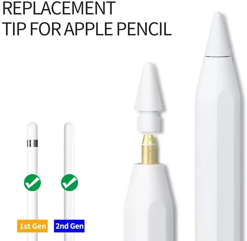 Apple Pencil Replacement Tips – Smooth Nibs for 1st & 2nd Gen Stylus Replacement Tips Richie's
