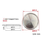 304 Stainless Steel Sanitary Clamp End Cap Fitting 25.4–155mm Sanitary Pipe Fitting Richie's A4