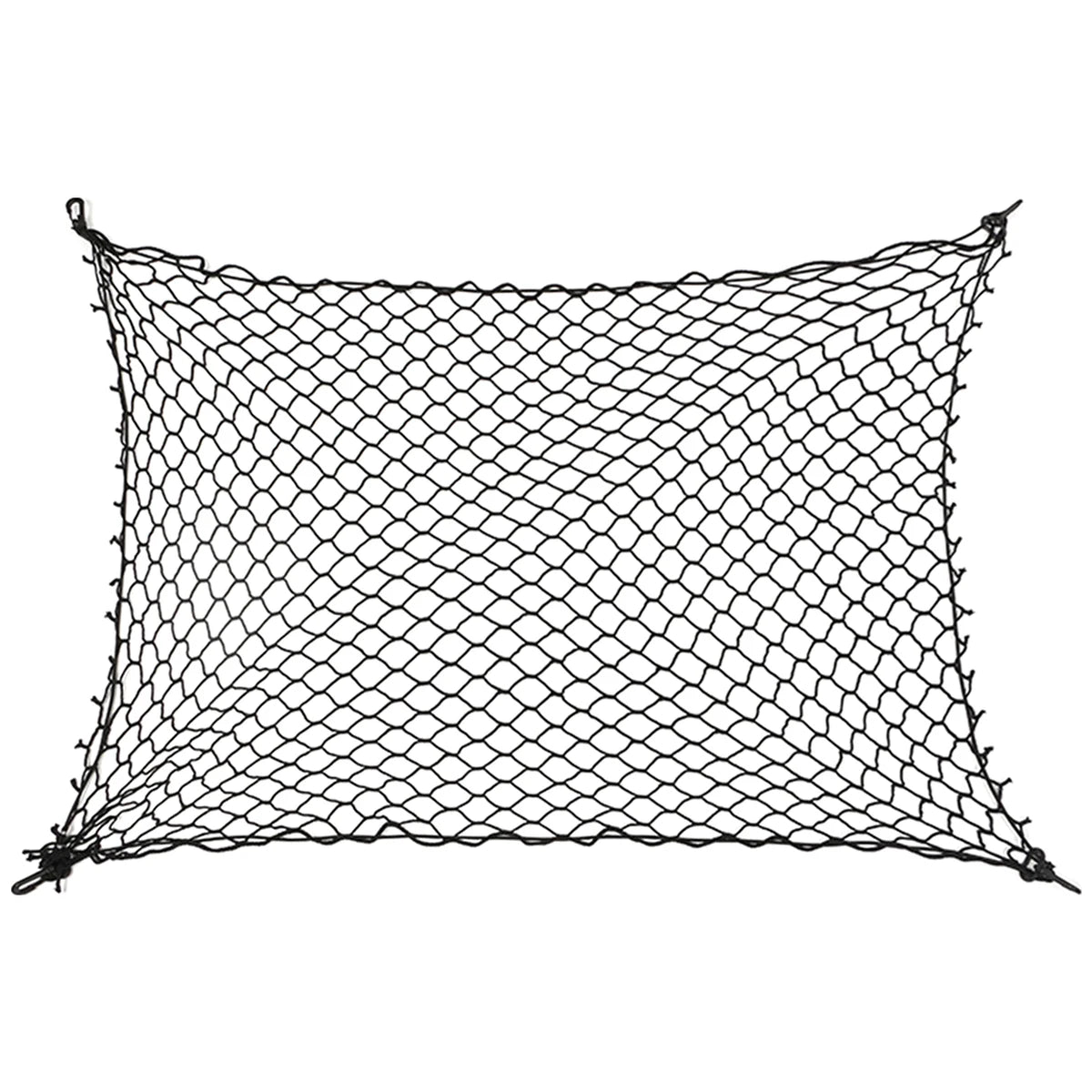 Pet Car Barrier Net – Foldable Dog Car Safety Fence & Hooks Dog Car Barrier Richie's black