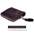 Velvet Jewelry Storage Bag – Multi-Slot Travel Organizer Pouch Jewelry Organizer Pouch Richie's A11