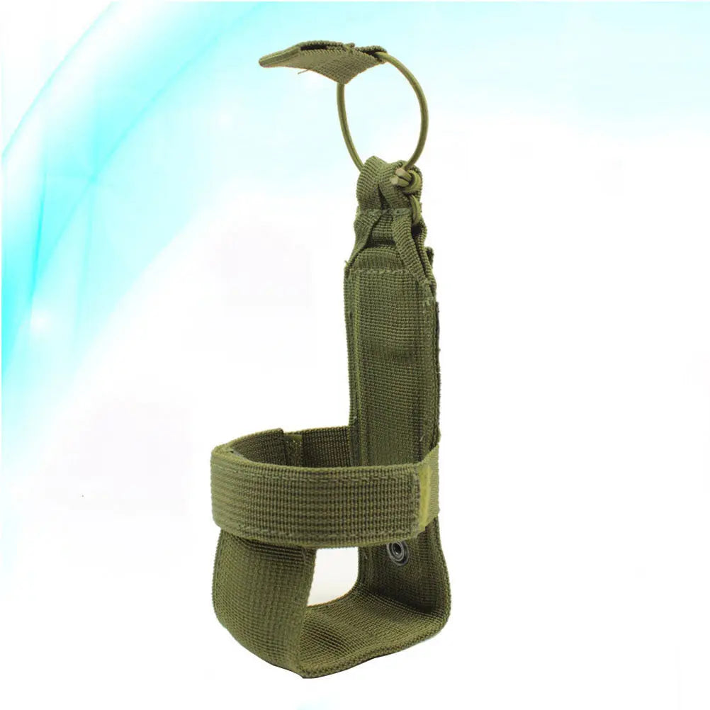 Nylon Water Bottle Carrier Waist Belt Pouch – Hiking Running Water Bottle Carrier Richie's Green
