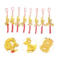 8Pcs Chinese Zodiac Goat Tassel Pendants Feng Shui Charms 2027 Feng Shui Hanging Charm Richie's Default Title